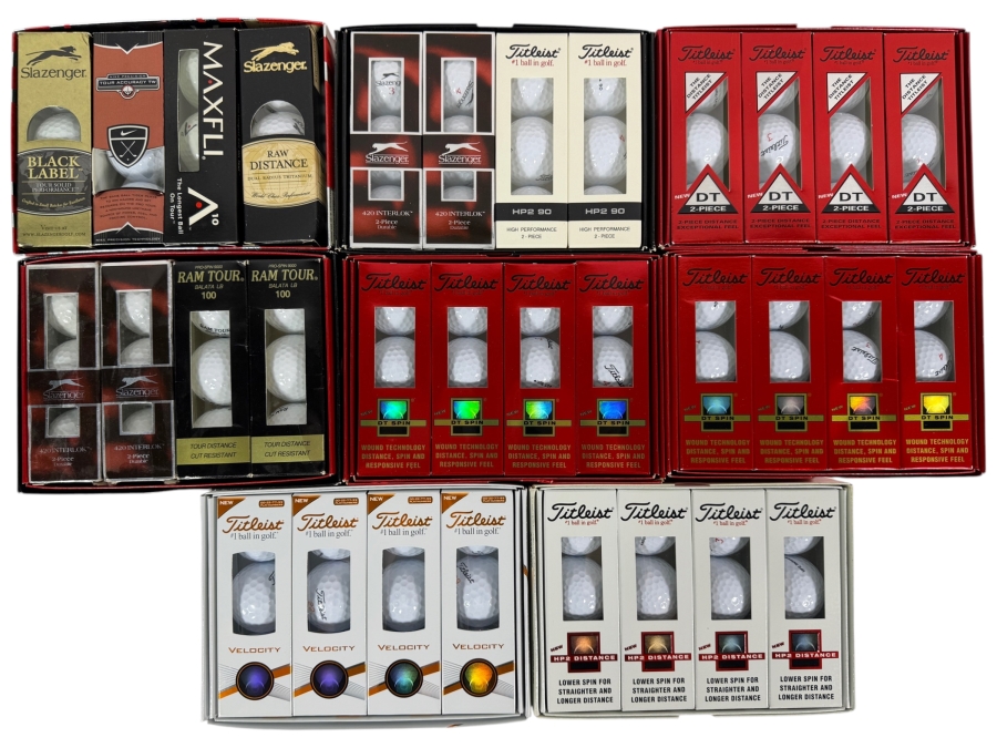 Just Added - (96) New Golf Balls From Various Makers