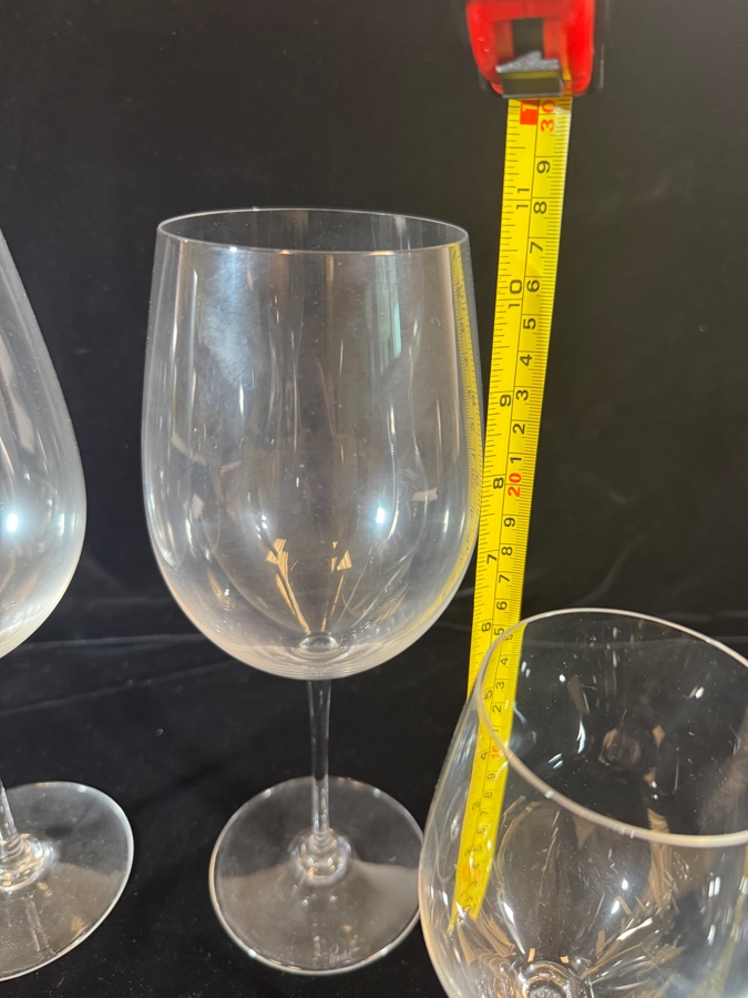 Just Added - Riedel Vinum Crystal Cabernet Sauvignon And Riesling Mixed Wine Glasses Four Piece Set 10.5'H and 7.5'H [Photo 4]