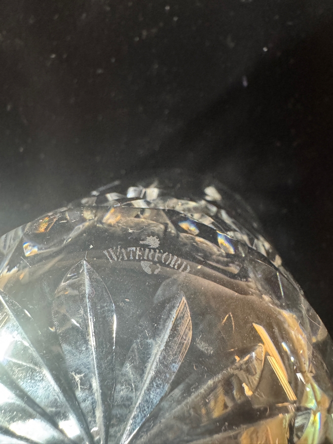 Just Added - Waterford Crystal Lismore Old Fashioned Whiskey Tumbler Glasses Set Of Three 3.25'H [Photo 4]