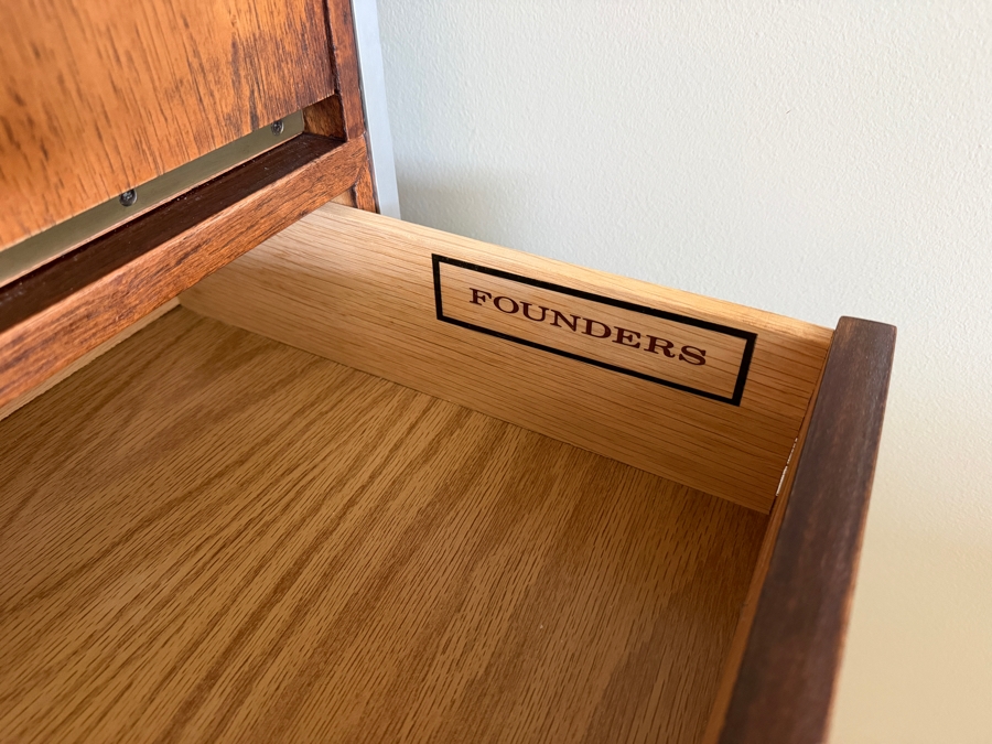 Mid-Century Modern Modular Wall Unit Designed By Jack Cartwright For Founders Purchased From Burnett's Furniture 64.5W X 15.5D X 83H [Photo 10]