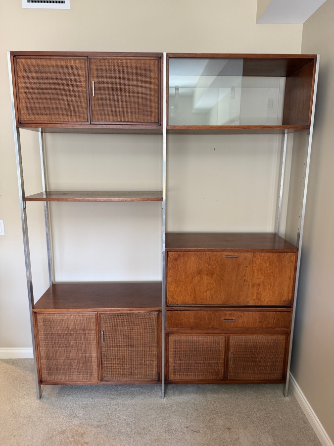 Mid-Century Modern Modular Wall Unit Designed By Jack Cartwright For Founders Purchased From Burnett's Furniture 64.5W X 15.5D X 83H [Photo 2]