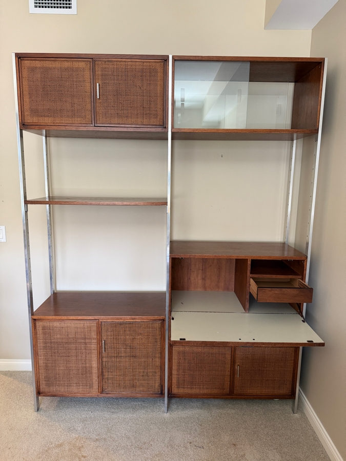 Mid-Century Modern Modular Wall Unit Designed By Jack Cartwright For Founders Purchased From Burnett's Furniture 64.5W X 15.5D X 83H [Photo 4]