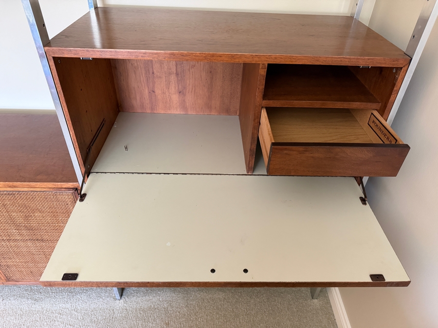 Mid-Century Modern Modular Wall Unit Designed By Jack Cartwright For Founders Purchased From Burnett's Furniture 64.5W X 15.5D X 83H [Photo 5]