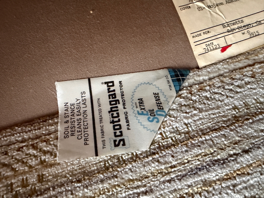 Mid-Century Modern Marge Carson Down Filled Sofa From Burnett Furniture 97W X 36D X 28H [Photo 8]