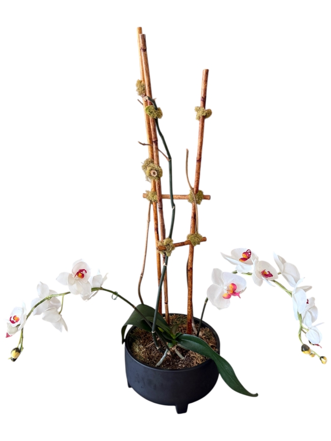 Decorative Artificial Orchid Plant 34'H