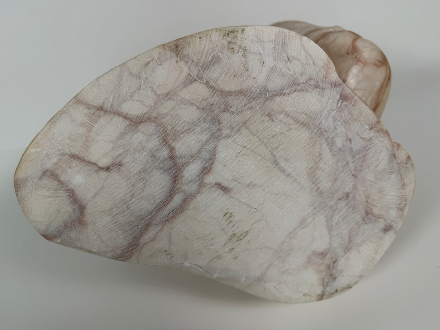 Impressive Native American Alabaster Carving Signed E.F. On Lucite Base 11W X 8D X 10H [Photo 10]