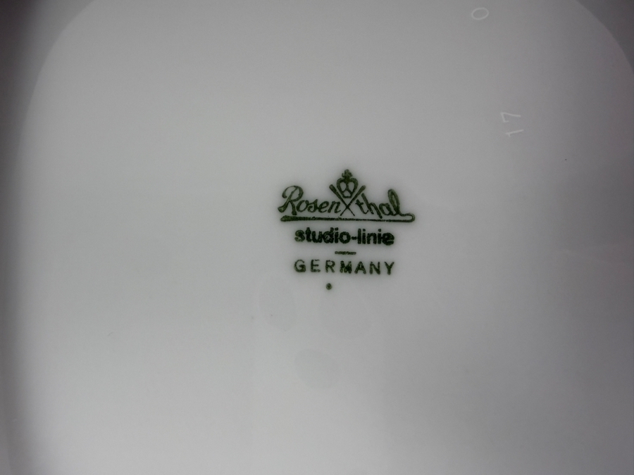 Vintage Timo Sarpaneva For Rosenthal Studio Line Germany Suomi Celebration White Porcelain Soft Square Serving Platter 12'W X 1.75'H [Photo 5]