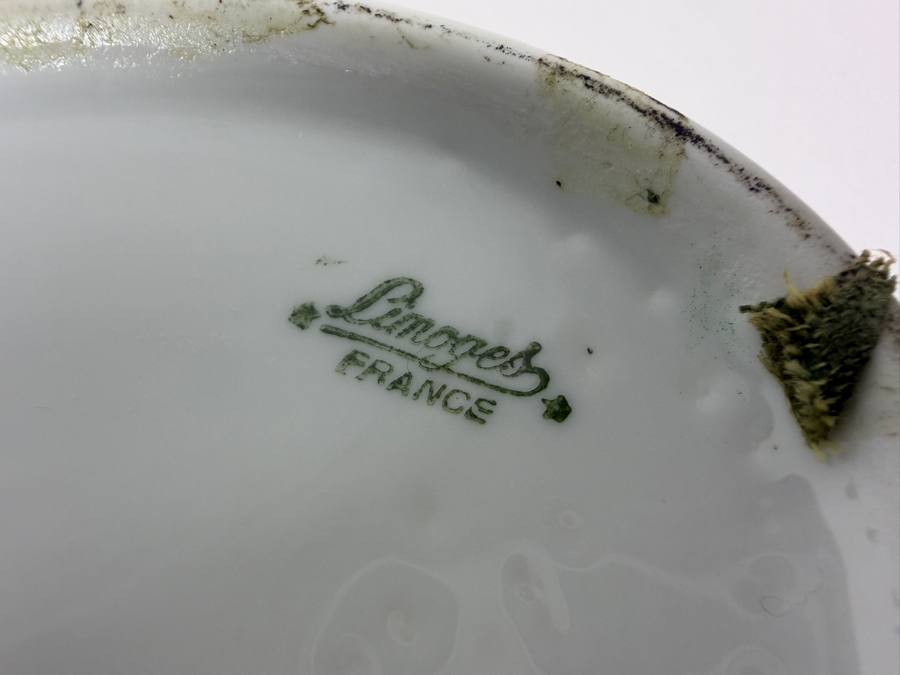 Limoges France Hand-painted Porcelain Serving Bowl 12W X 9D X 4.25H [Photo 10]