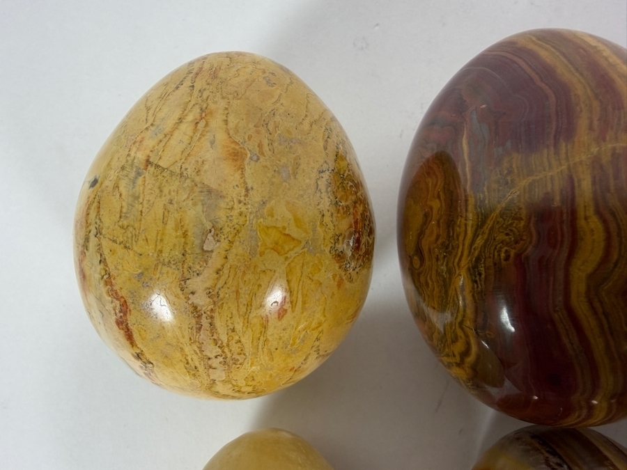(8) Polished Egg-shaped Stones - See Photos [Photo 5]