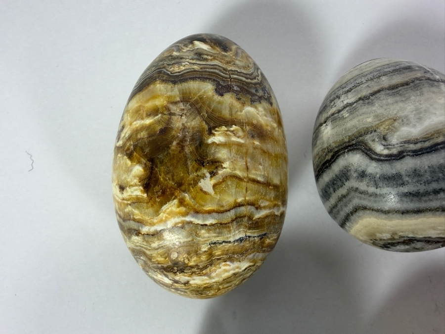 (8) Polished Egg-shaped Stones - See Photos [Photo 7]
