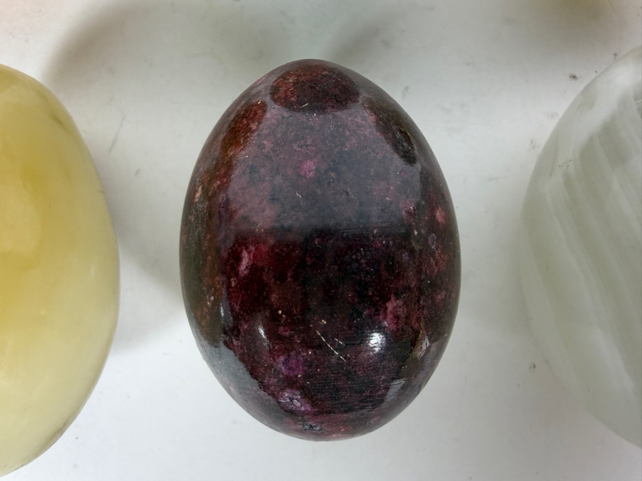 (8) Polished Egg-shaped Stones - See Photos [Photo 8]