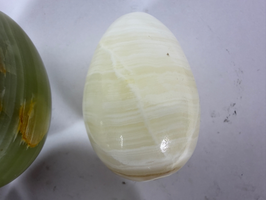 (8) Polished Egg-shaped Stones - See Photos [Photo 10]