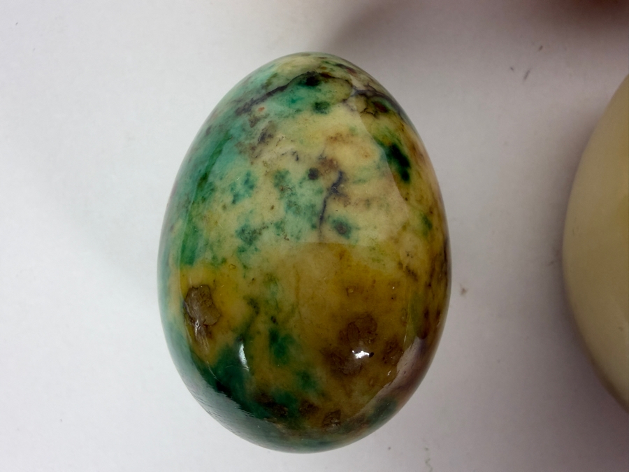 (8) Polished Egg-shaped Stones - See Photos [Photo 5]