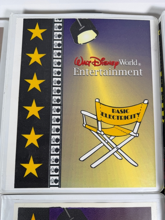 Just Added - (6) Walt Disney World Cast Member Training Manuals On Electricity, Basic Lighting & Sound Reinforcement [Photo 3]