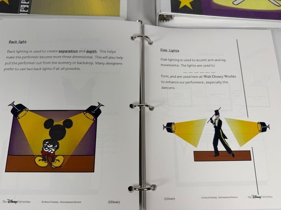 Just Added - (6) Walt Disney World Cast Member Training Manuals On Electricity, Basic Lighting & Sound Reinforcement [Photo 15]
