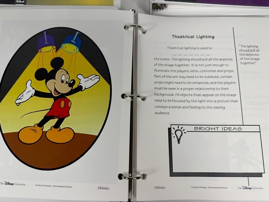 Just Added - (6) Walt Disney World Cast Member Training Manuals On Electricity, Basic Lighting & Sound Reinforcement [Photo 14]