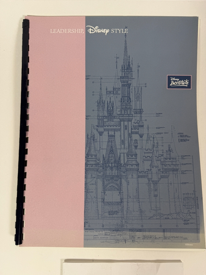 Just Added - Walt Disney Company Instructional Manuals On Disney Leadership Style, Standards Of Business Conduct, Leadership, Disney Style And The 5th Annual RAVE Awards Luncheon In 2000 Recognizing Excellence In Diversity [Photo 2]