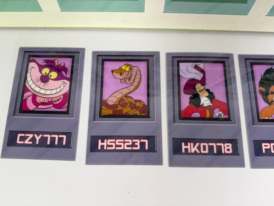 Just Added - Pair Of Walt Disney World Or Disneyland 1990s Cast Member Training Signs With (9) Character Training Cards - 20' X 30' And 18.25' X 27.5' [Photo 4]
