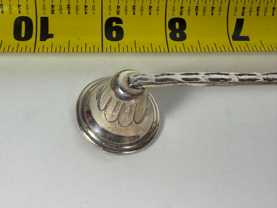 Sterling Silver Candle Snuffer 9.5'L 44.2g ($100 Melt Value) [Photo 6]