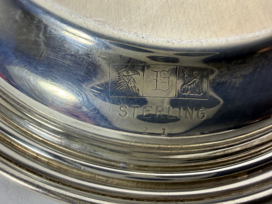 Set Of Four Sterling Silver Coasters 3.25'W 77.9g ($177 Melt Value) [Photo 3]