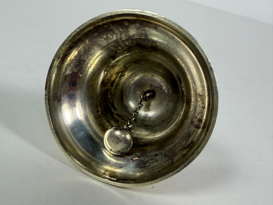 Sterling Silver Bell 4'H 64.4g [Photo 4]