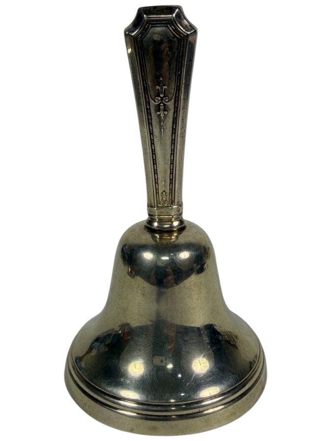 Sterling Silver Bell 4'H 64.4g