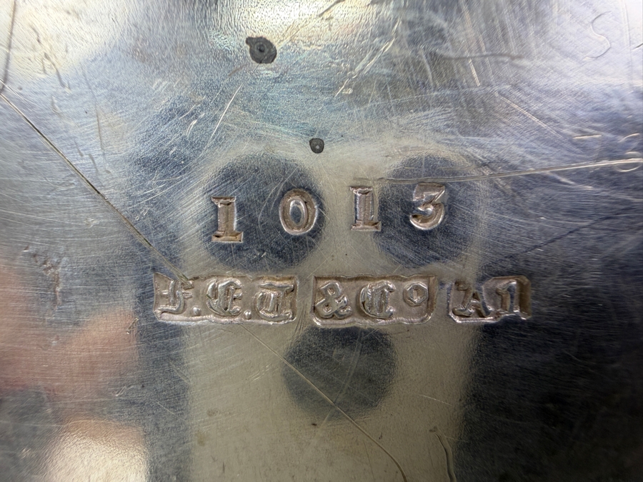 Stunning Antique Victorian Era Silverplate Pitcher With Hinged Lid (Bottom Round Plate Needs Welding Repair) 12H [Photo 7]