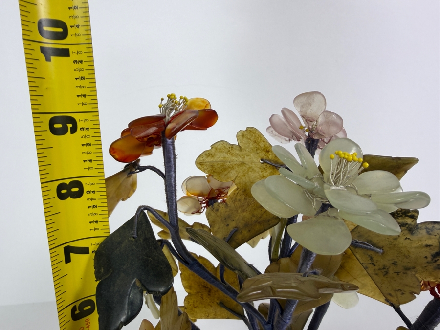 Vintage Chinese Multi-Gemstones Bonsai Tree 9'H [Photo 4]