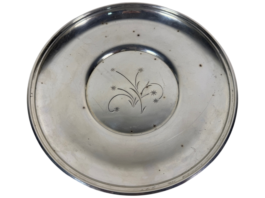 Gorham Sterling Silver Footed Plate 9'W 209.6g ($475 Melt Value)