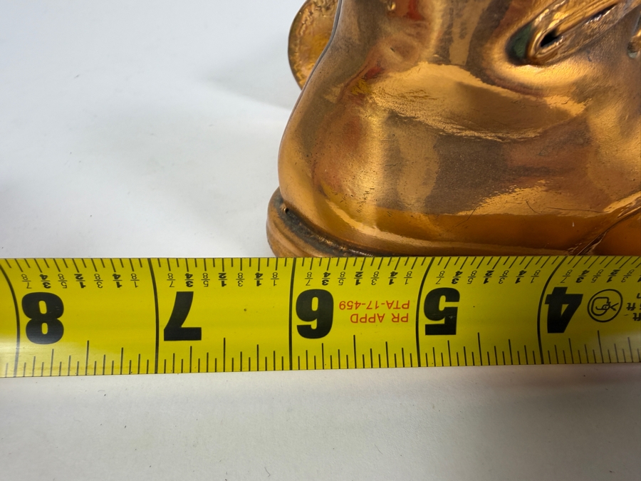 Vintage Bronzed Copper-Dipped Baby Shoes 6'L [Photo 6]