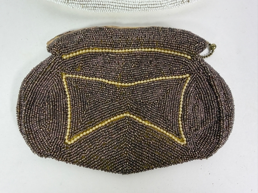 Pair Of Vintage Beaded Clutch Purses [Photo 3]