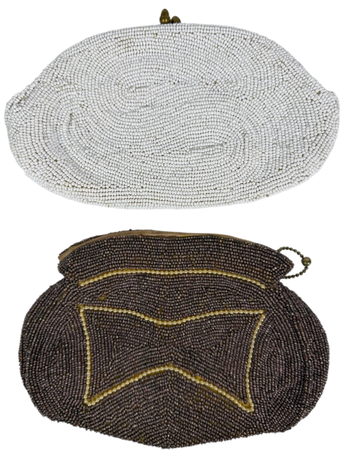 Pair Of Vintage Beaded Clutch Purses