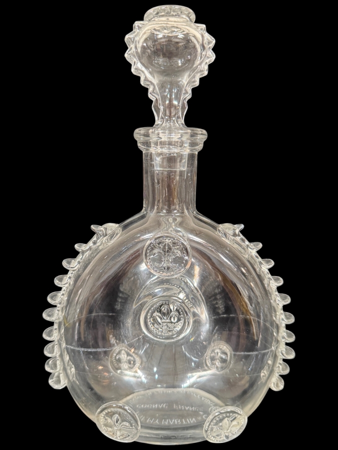 Rémy Martin Louis XIII Cognac Baccarat Crystal Decanter Bottle With Stopper 11'H