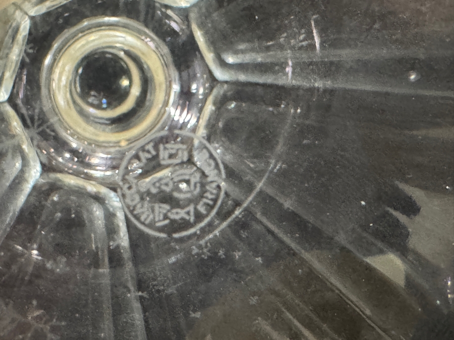 Vintage Courvoisier V.O.C. Brandy Of Napoleon Baccarat Crystal Decanter Bottle With Stopper 9.25'H [Photo 5]