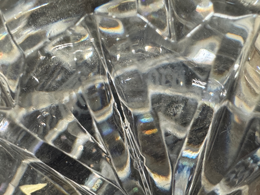 Vintage Miroslav Havel For Waterford Crystal Retired Tralee Pattern Pear Teardrop Ladder Cut Flower Vase 7'H [Photo 3]