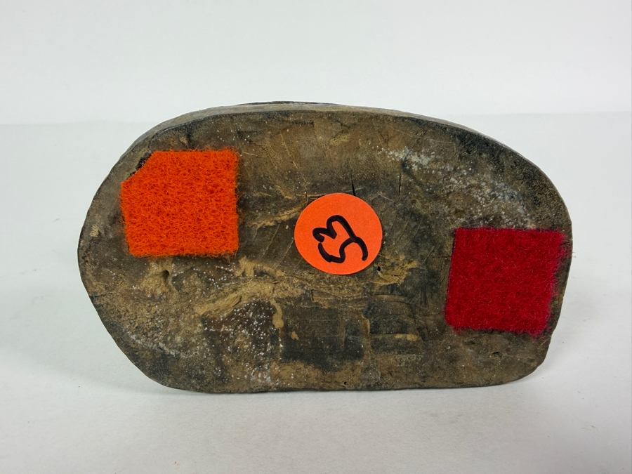 Antique 19th Century Mexican Santos Hand Carved And Hand Painted Wooden Sculpture 11.5H [Photo 11]