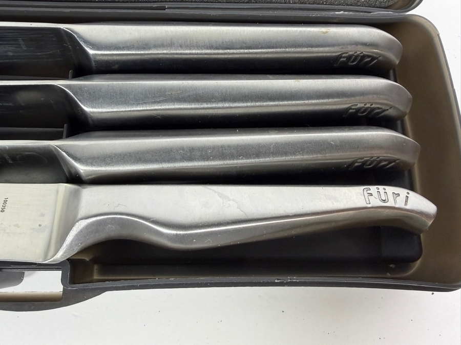 Furi Pro FUR122 Japanese Stainless Steel 4 Piece Steak Knife Set With Storage Case Designed In Australia [Photo 4]