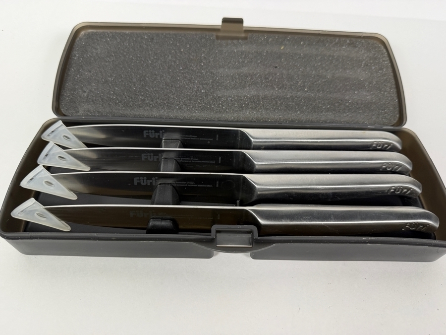 Furi Pro FUR122 Japanese Stainless Steel 4 Piece Steak Knife Set With Storage Case Designed In Australia [Photo 5]