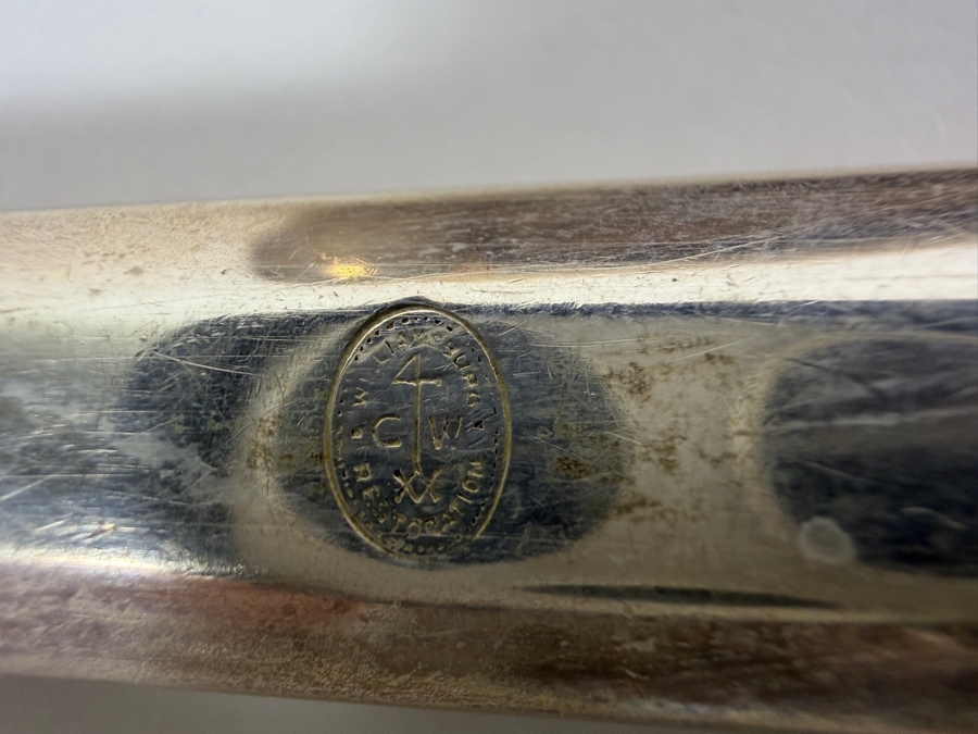 Stieff Williamsburg Queen Anne .925 Sterling Silver 31 Piece Flatware Set Made In USA [1,120g Of Sterling] ($2,538 Melt Value) Plus 625.9g Of Sterling Handled Knives [Photo 10]