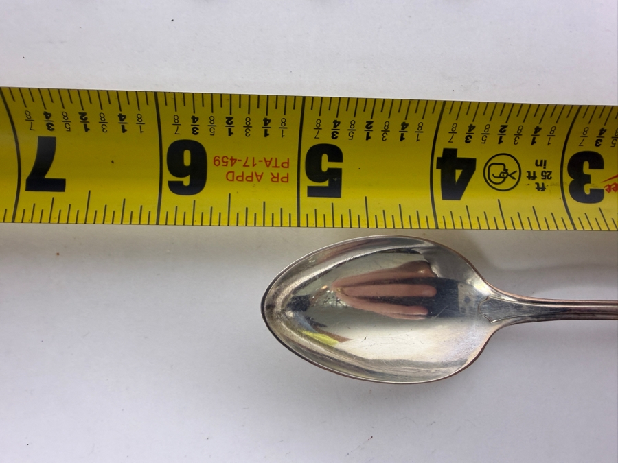 (12) Sterling Silver 5.25'L Spoons [187.3g Of Sterling] ($424 Melt Value) [Photo 5]