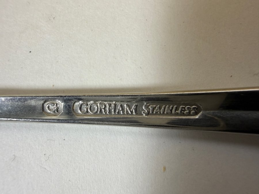 Gorham Stainless Steel Flatware - Approximate Service For 12 With Storage Tray [Photo 3]