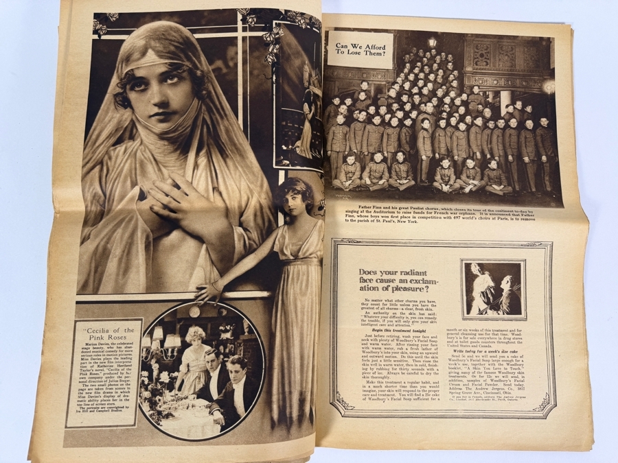 Vintage 1918 Pictorial Gravure Section From the Sunday Chicago Herald and Examiner 'Iowa's Part in the World War' [Photo 12]