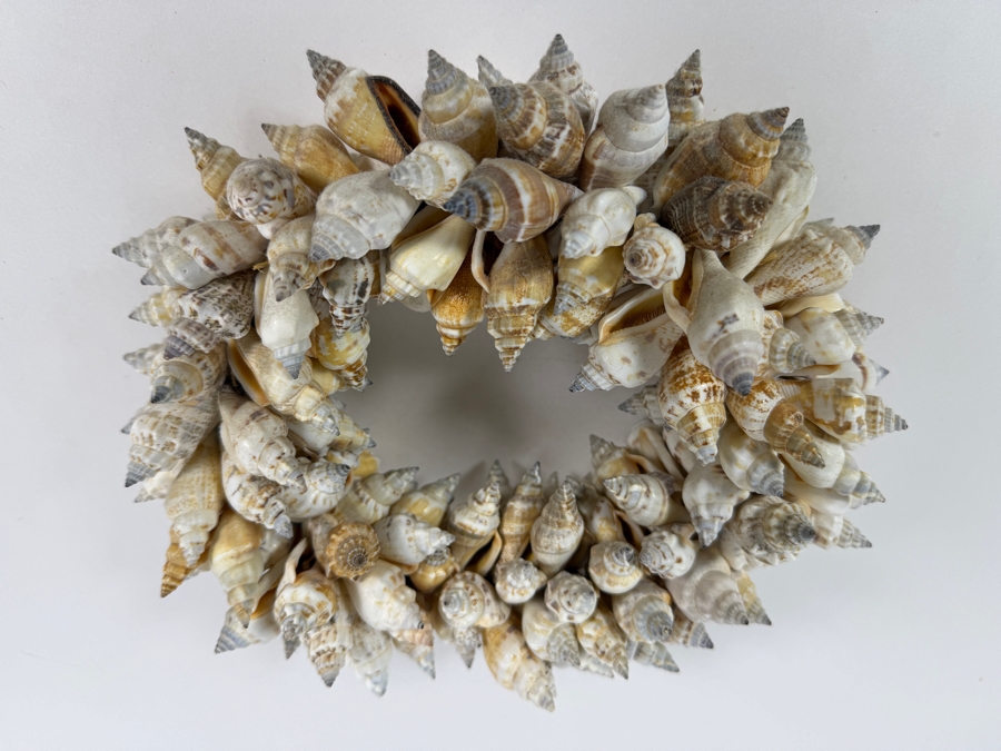 Vintage Organic Seashell Wreath 10'W [Photo 2]
