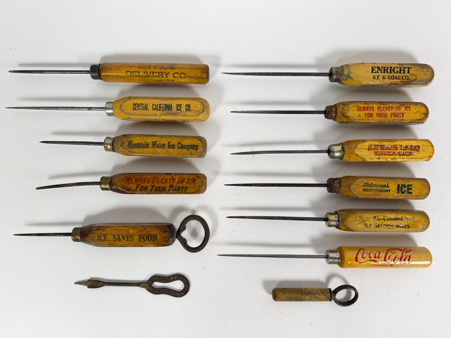 Collection Of Vintage Advertising Ice Picks [Photo 3]