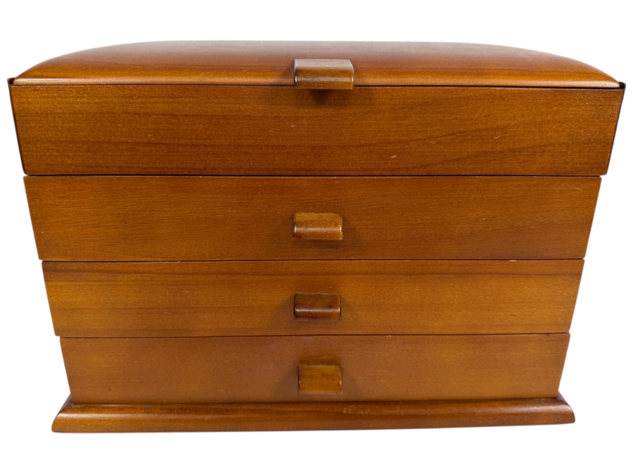 Wooden Jewelry Box 11W X 8D X 8H
