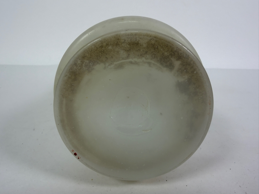 Antique English Victorian Bristol Glass Hand Painted Vase 10.5H [Photo 6]