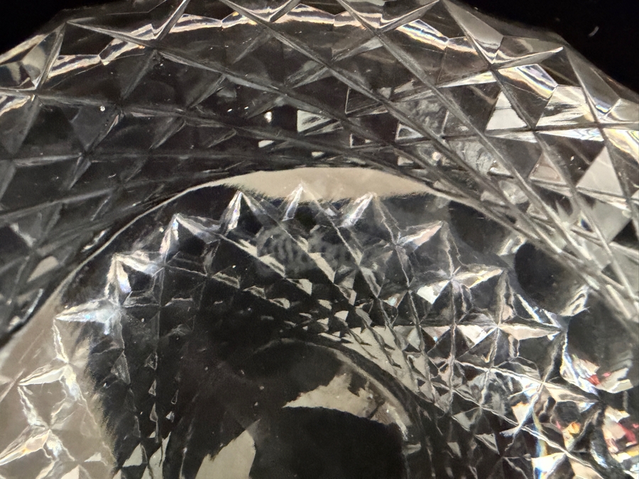 Vintage Waterford Ireland Crystal Cut Ashtray 7W [Photo 6]