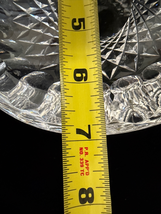 Vintage Waterford Ireland Crystal Cut Ashtray 7W [Photo 8]