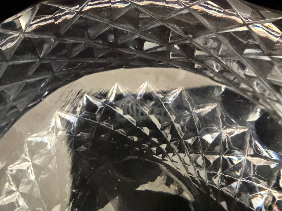 Vintage Waterford Ireland Crystal Cut Ashtray 7W [Photo 7]