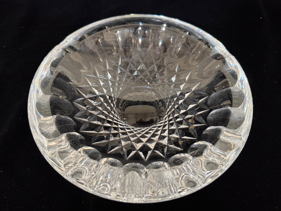 Vintage Waterford Ireland Crystal Cut Ashtray 7W [Photo 5]